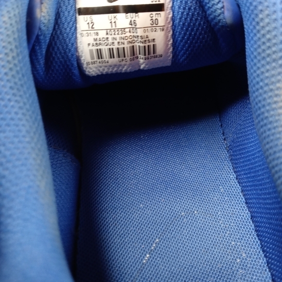 Nike Air Oketo AQ2235-400 Running Shoes Royal Blue Mens sz 12 sneaker light weig - Picture 4 of 10